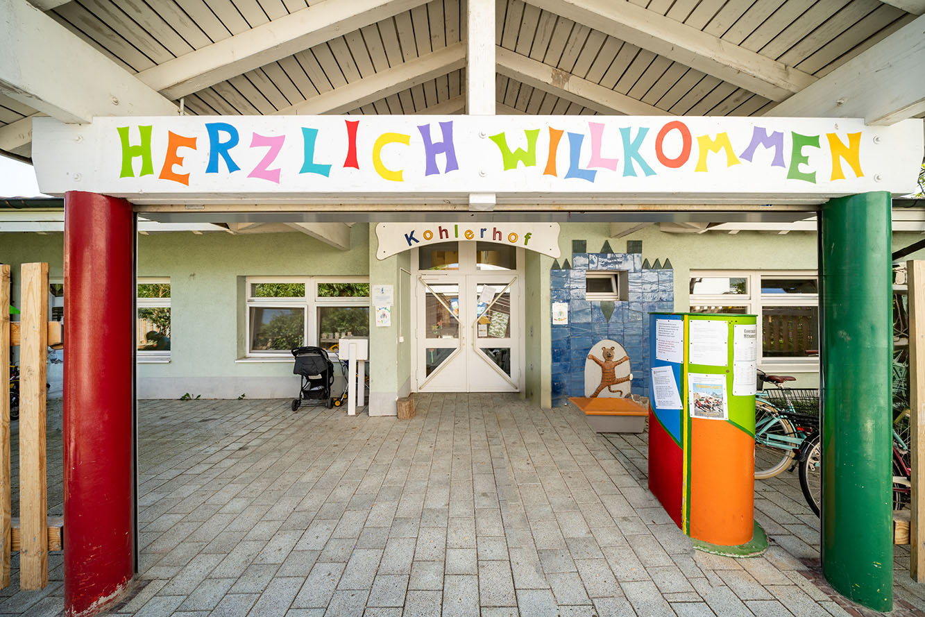 Eingangsbereich Kita Kohlerhof, Breisach