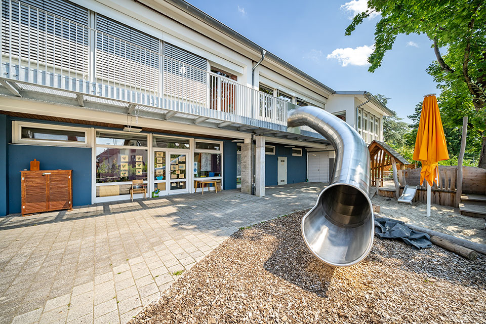 Kita St Laurentius Gebaeude Rückansicht