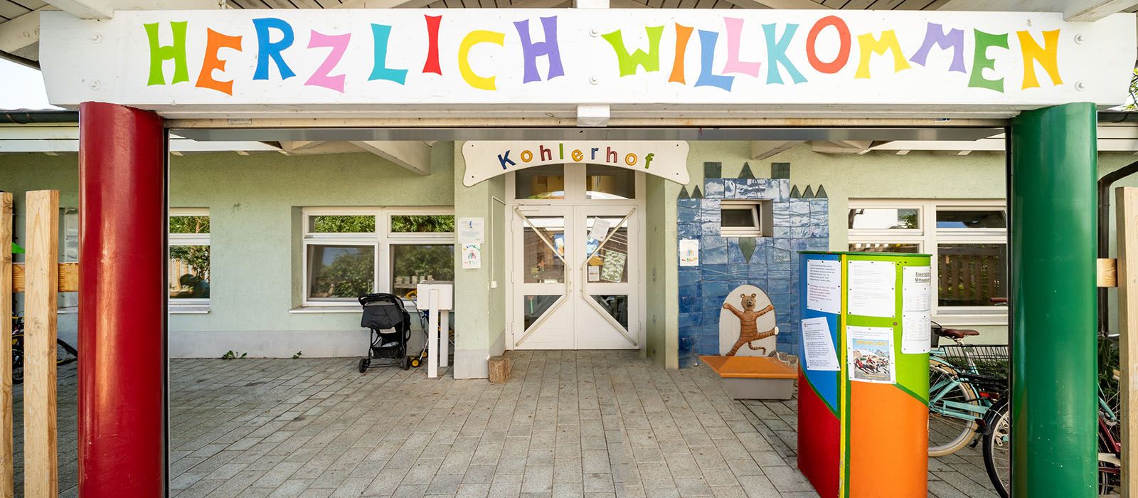 Eingangsbereich Kindergarten Kohlerhof, Breisach